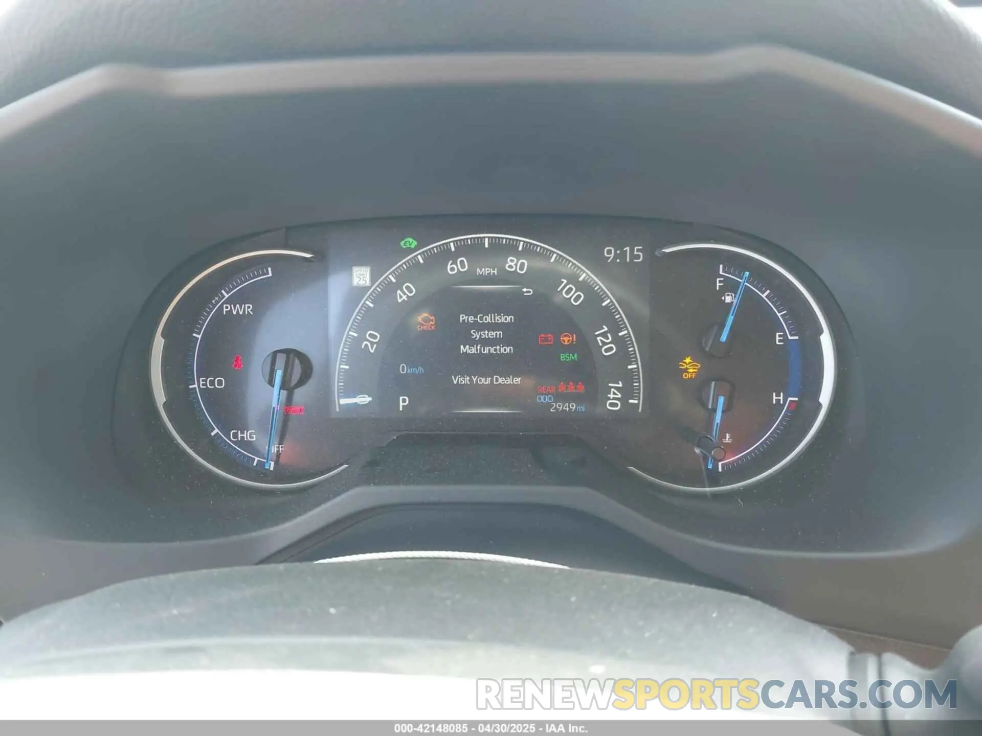 7 fotografías del automóvil dañado JTMMWRFV9SD277068 TOYOTA RAV4 HYBRID 2025