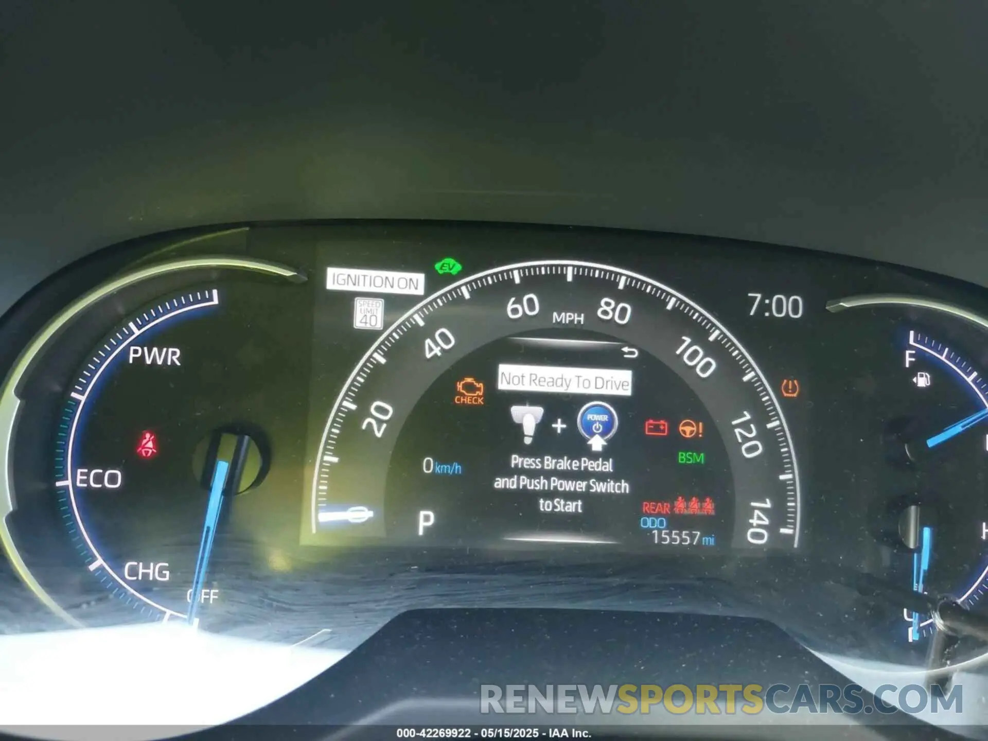 7 fotografías del automóvil dañado JTMRWRFV0SD285288 TOYOTA RAV4 HYBRID 2025