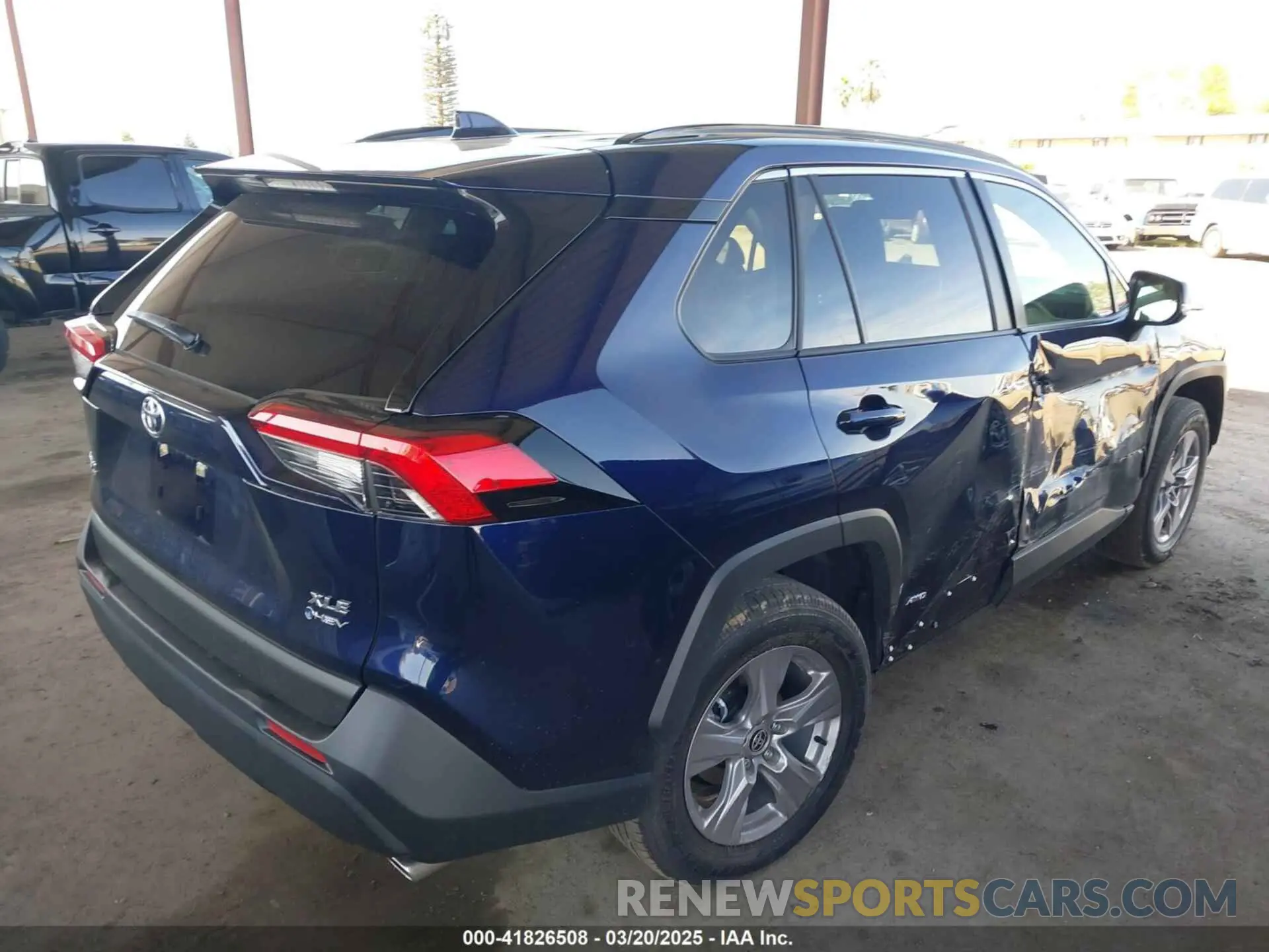 4 fotografías del automóvil dañado JTMRWRFV2SD288144 TOYOTA RAV4 HYBRID 2025