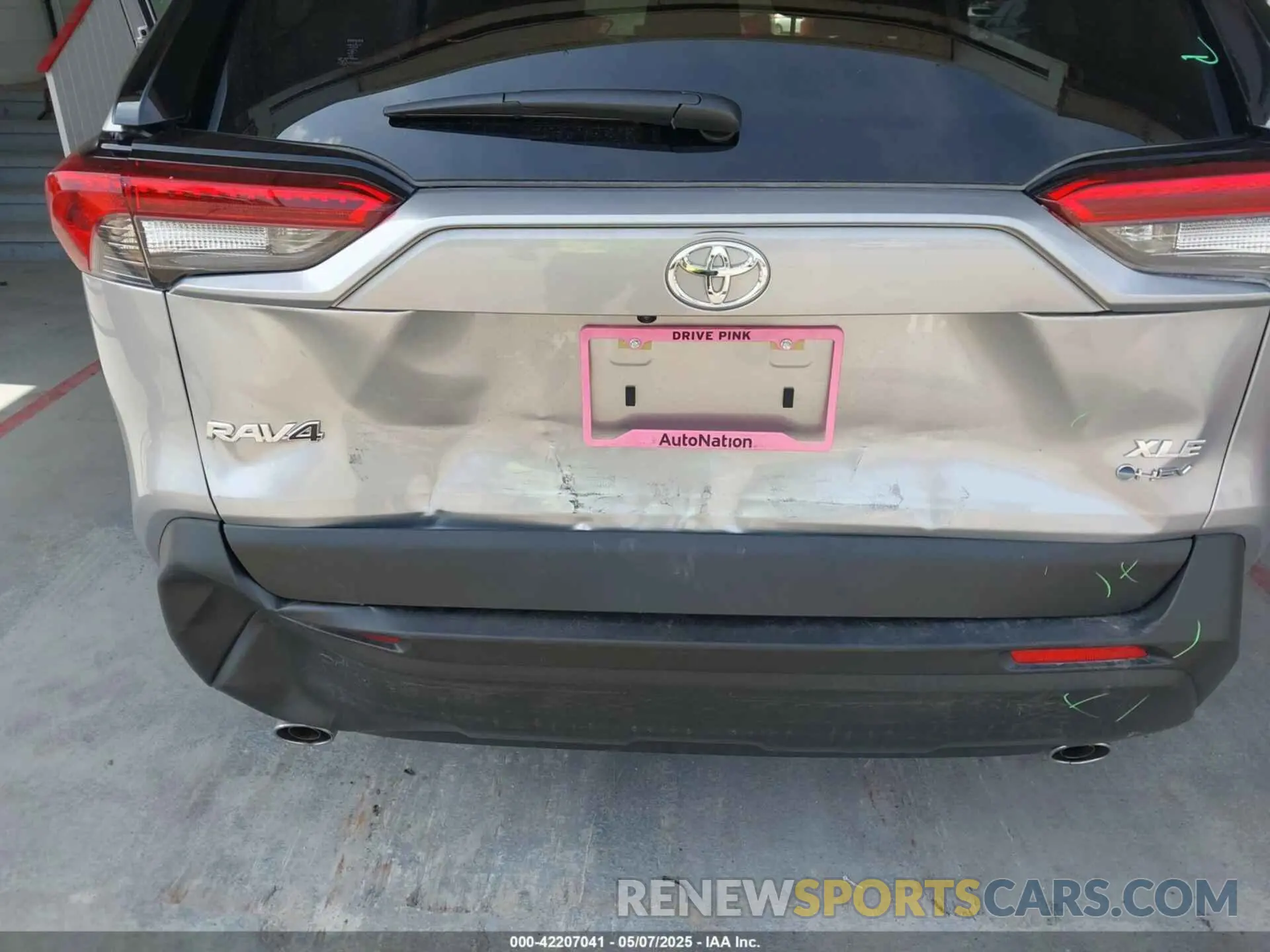 6 fotografías del automóvil dañado JTMRWRFV5SJ063802 TOYOTA RAV4 HYBRID 2025