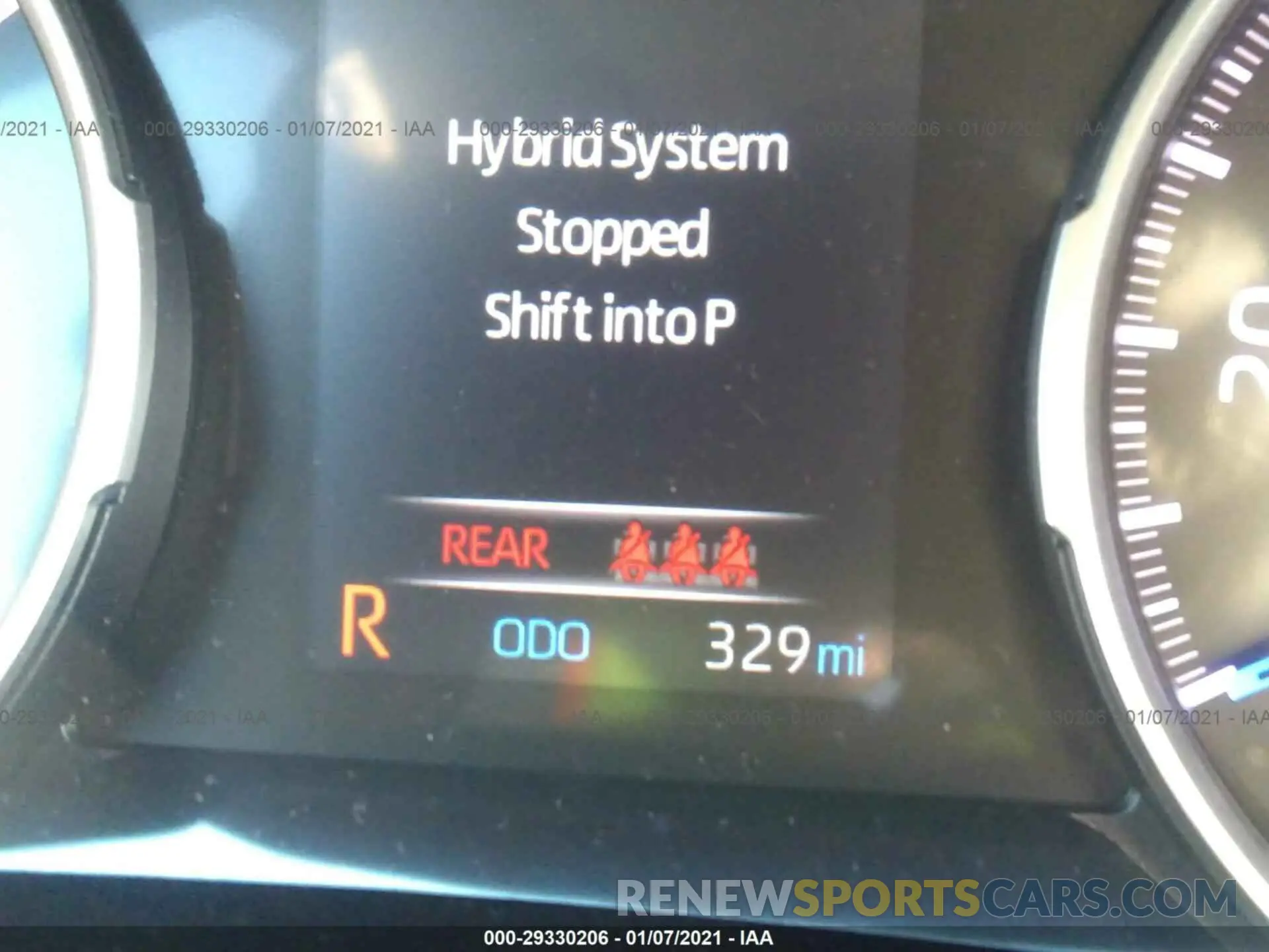 7 fotografías del automóvil dañado JTMR6RFV0MD506438 TOYOTA RAV4 HYBRID XLE AWD 2021