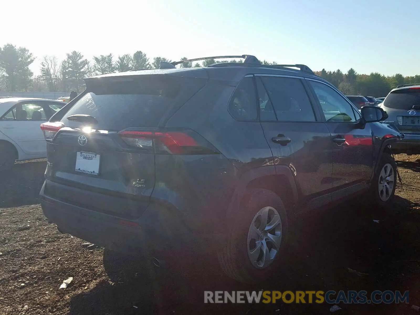 4 fotografías del automóvil dañado 2T3F1RFV3KC055346 TOYOTA RAV4 LE 2019