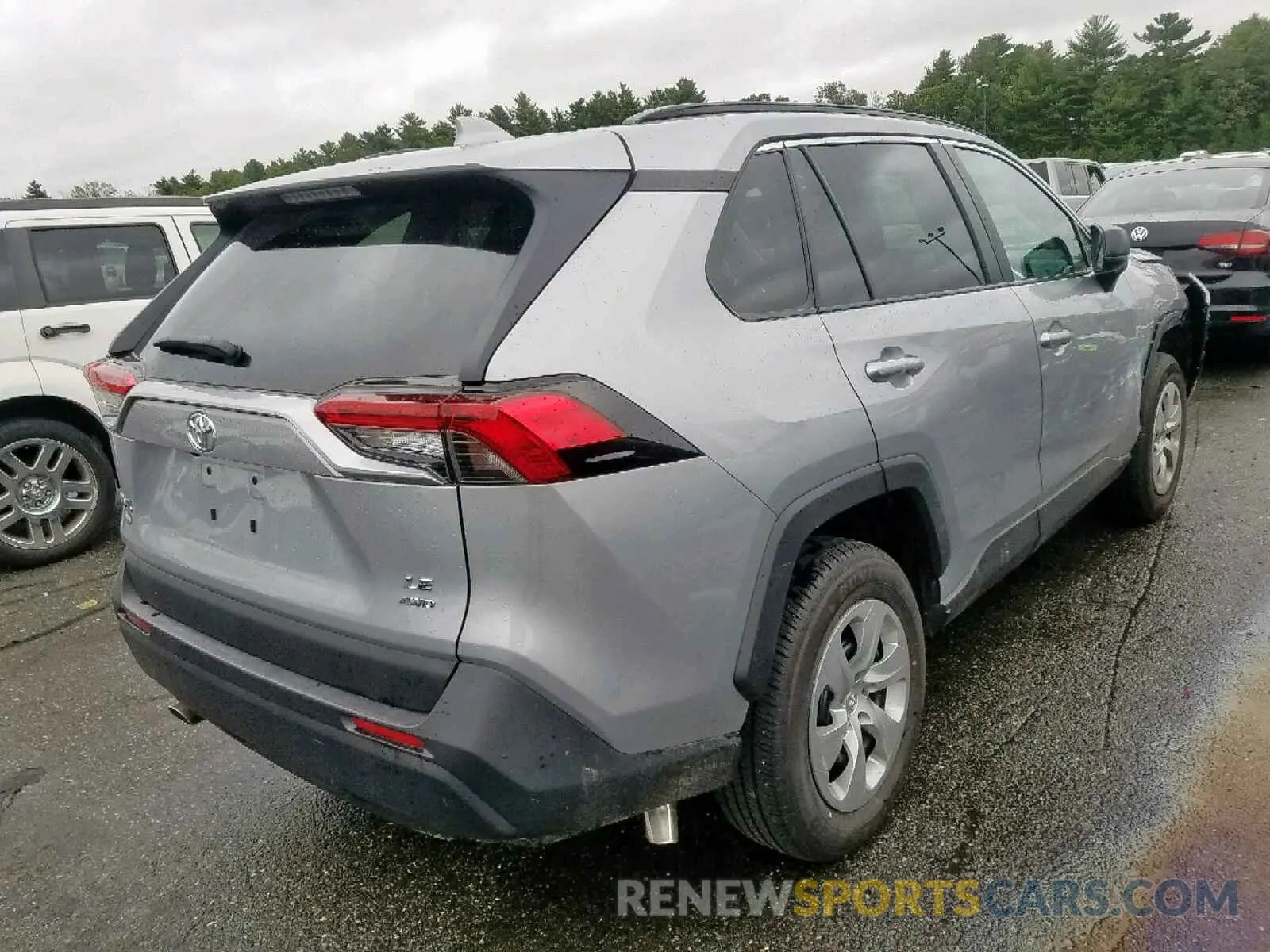 4 fotografías del automóvil dañado 2T3F1RFV6KW050589 TOYOTA RAV4 LE 2019