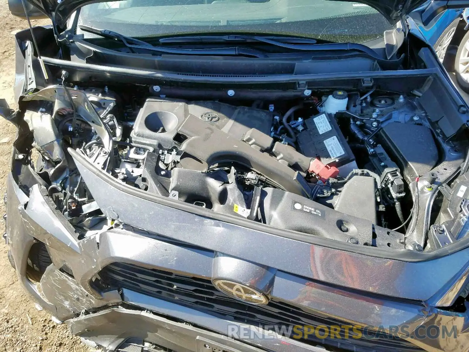 7 fotografías del automóvil dañado 2T3F1RFV6KW064766 TOYOTA RAV4 LE 2019