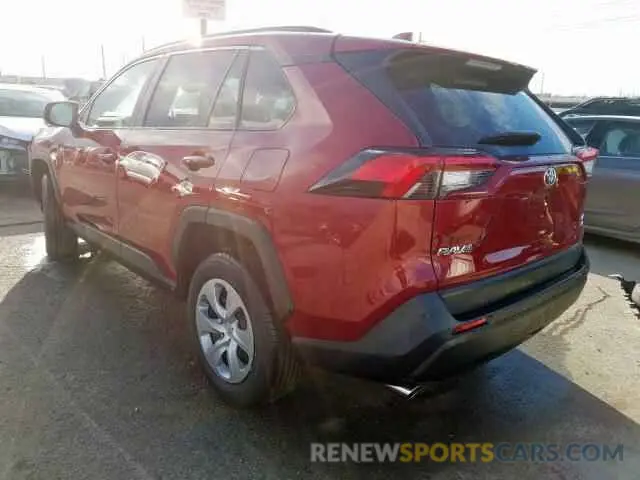 3 fotografías del automóvil dañado 2T3F1RFV6KW077971 TOYOTA RAV4 LE 2019