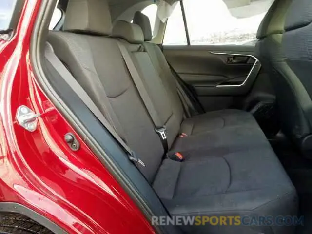 6 fotografías del automóvil dañado 2T3F1RFV6KW077971 TOYOTA RAV4 LE 2019