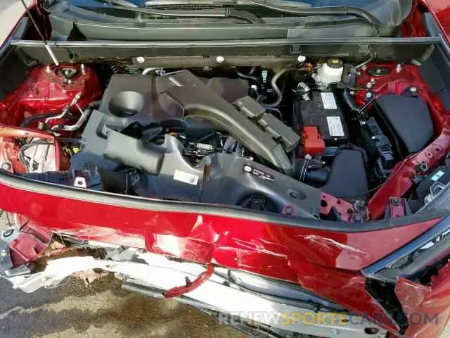 7 fotografías del automóvil dañado 2T3F1RFV6KW077971 TOYOTA RAV4 LE 2019
