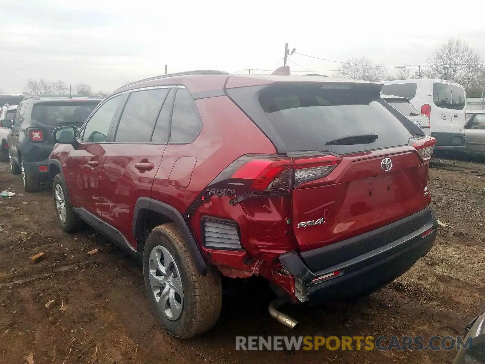 3 fotografías del automóvil dañado 2T3F1RFV7KW031310 TOYOTA RAV4 LE 2019