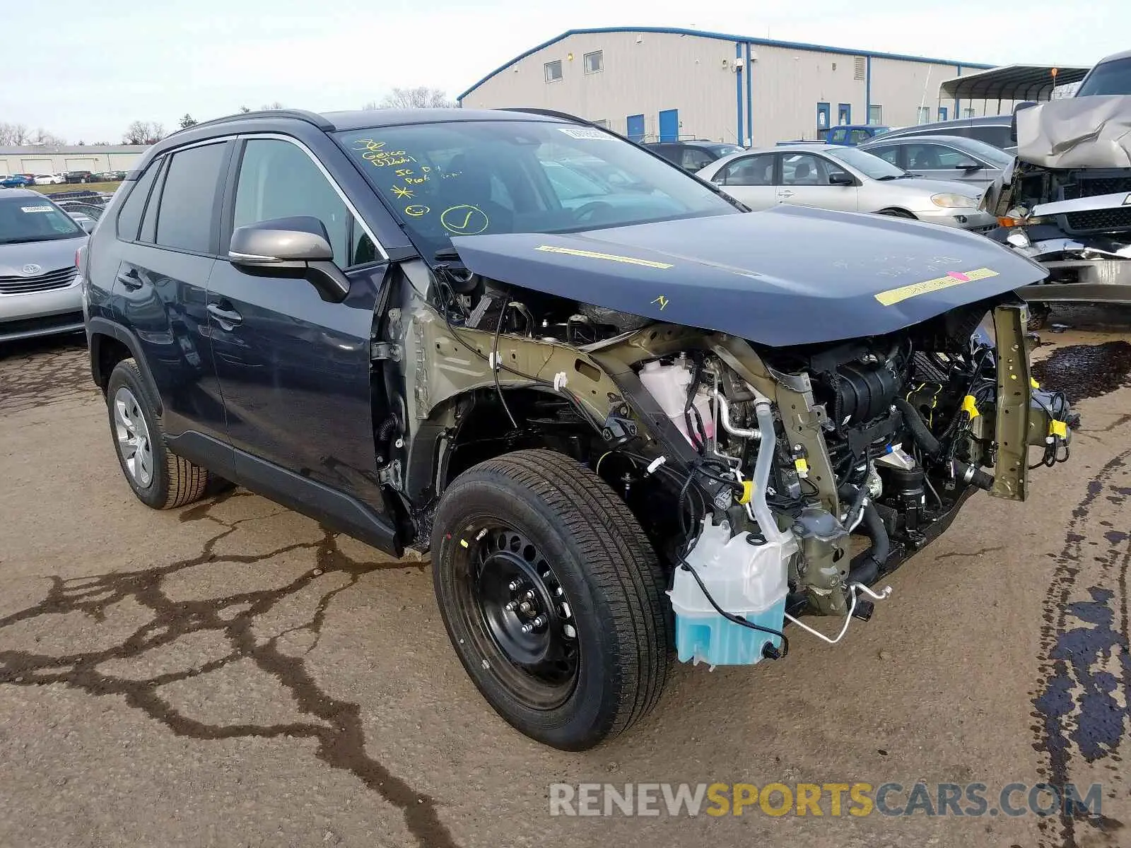 1 fotografías del automóvil dañado 2T3G1RFV0KW083866 TOYOTA RAV4 LE 2019