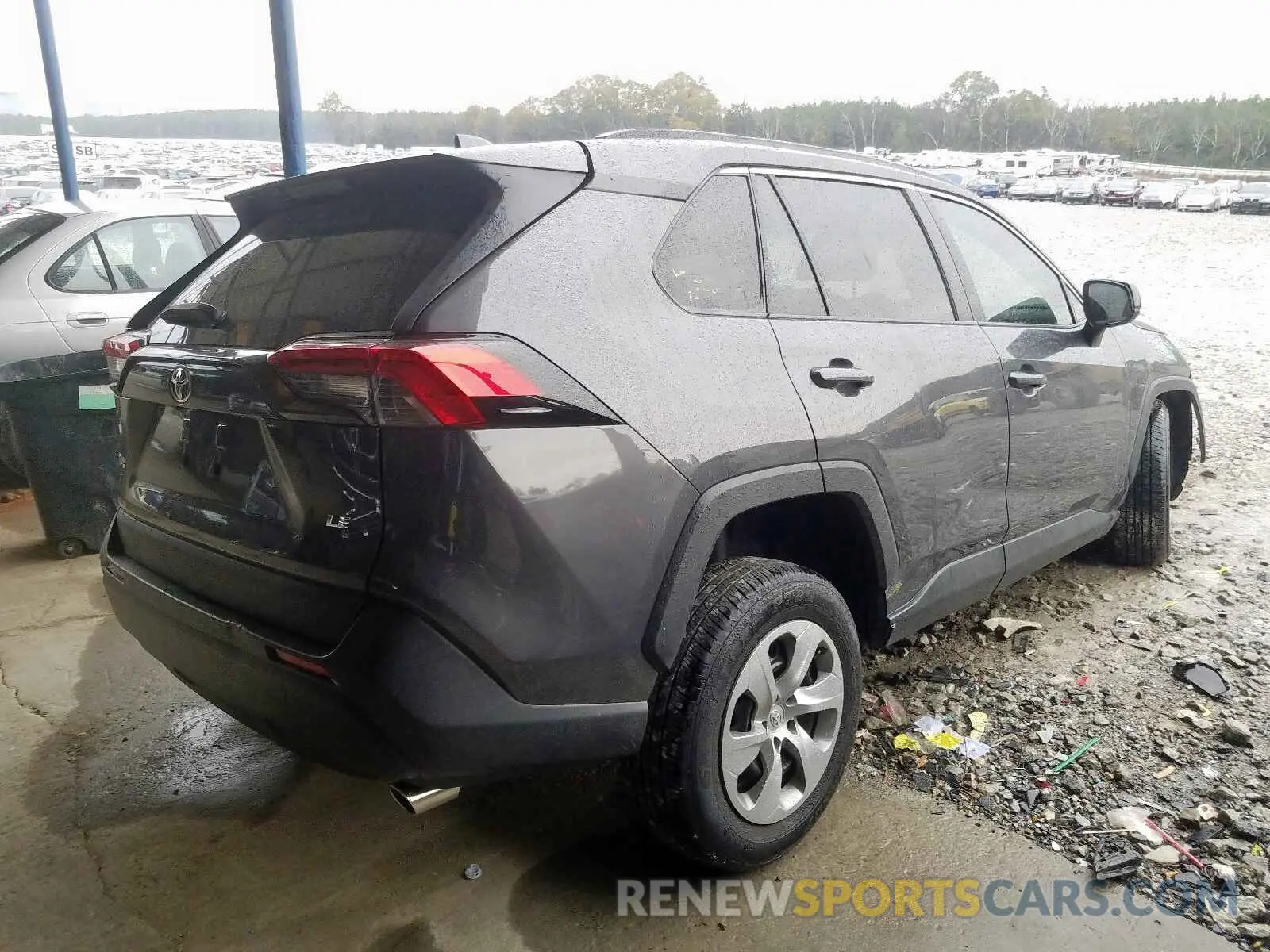 4 fotografías del automóvil dañado 2T3H1RFV4KW007023 TOYOTA RAV4 LE 2019