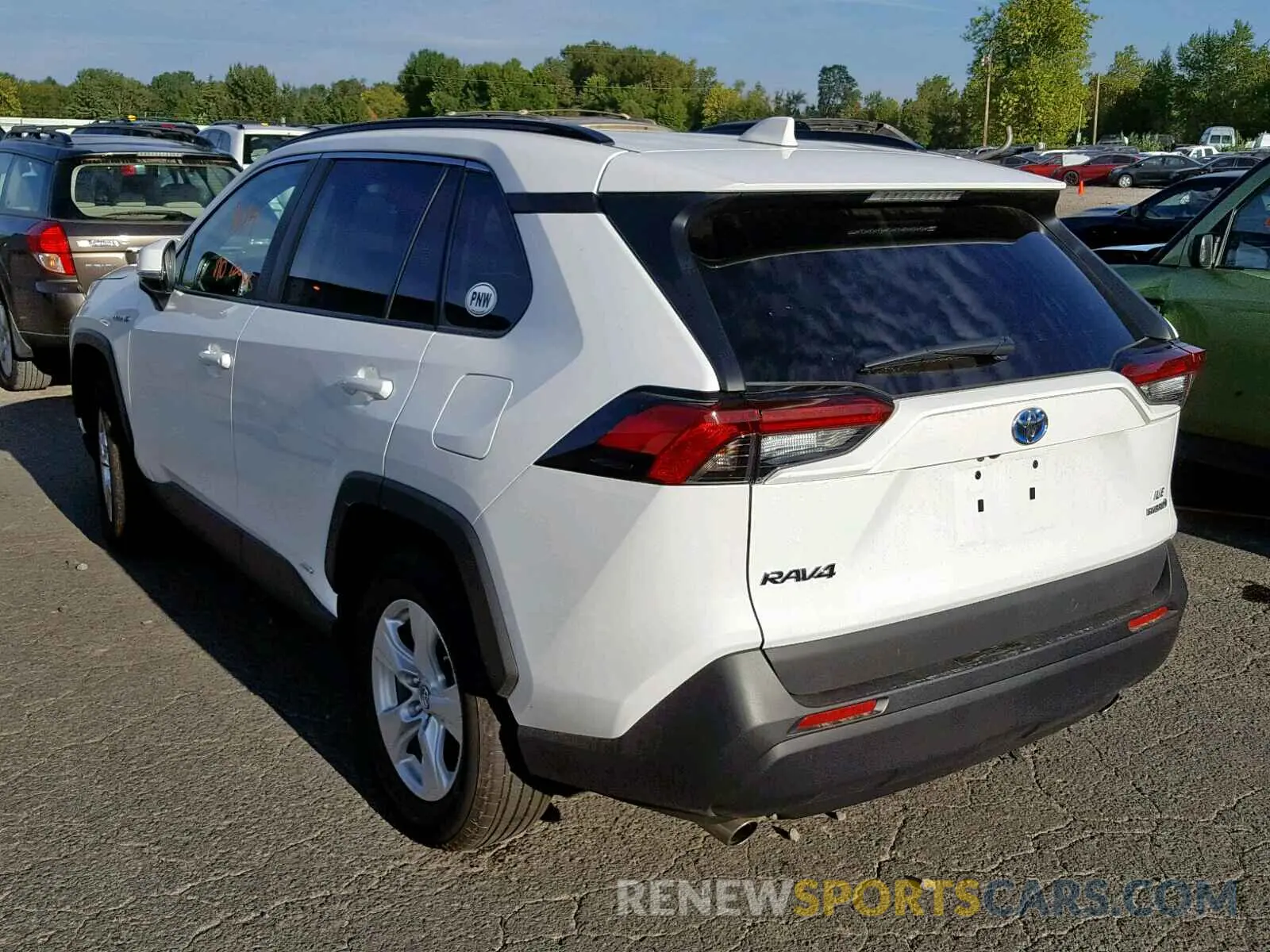 3 fotografías del automóvil dañado 2T3MWRFV3KW013847 TOYOTA RAV4 LE 2019