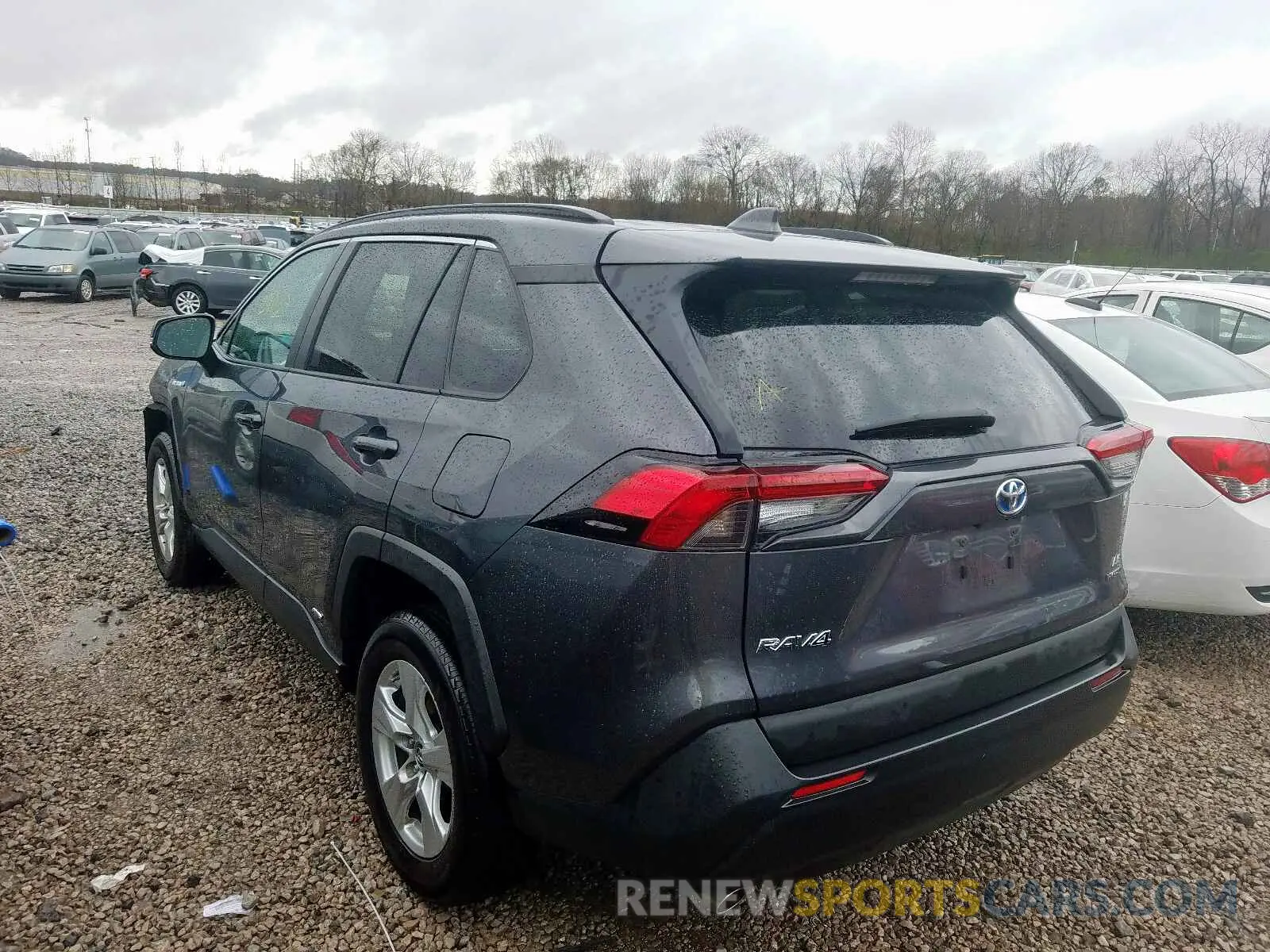 3 fotografías del automóvil dañado 2T3MWRFV6KW004463 TOYOTA RAV4 LE 2019