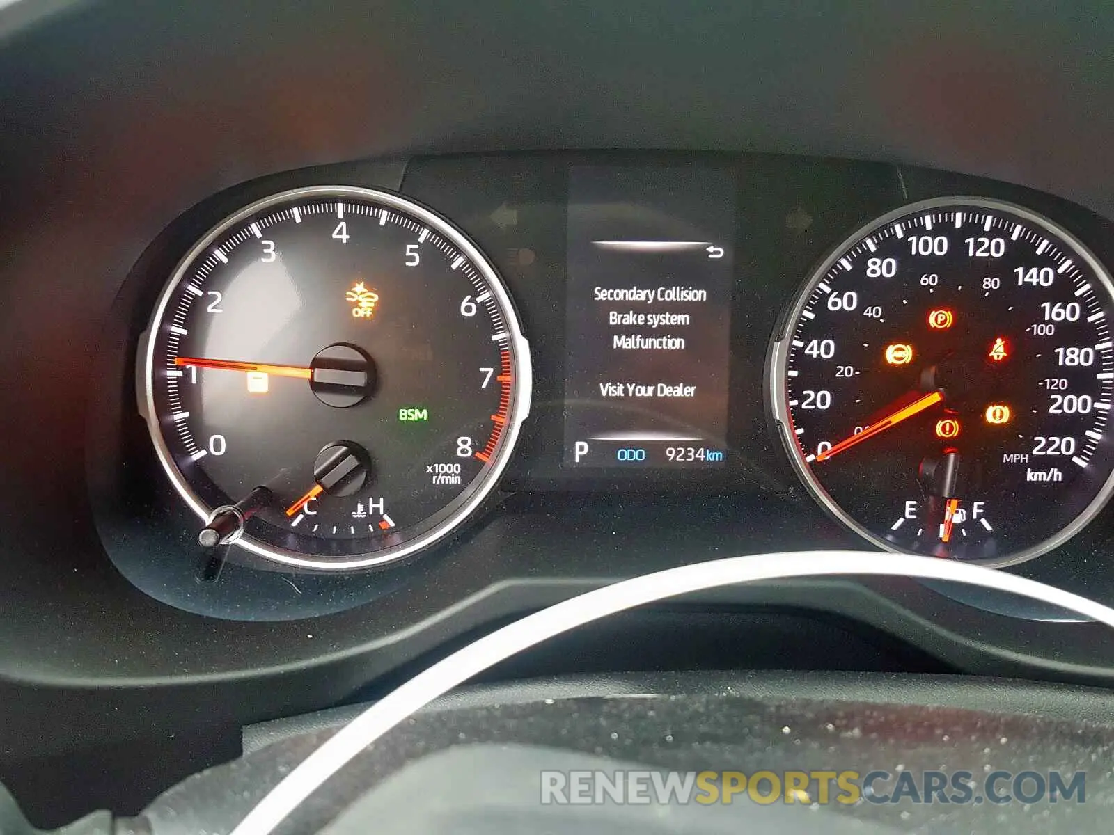 8 fotografías del automóvil dañado 2T3Z1RFV5KC004315 TOYOTA RAV4 LE 2019