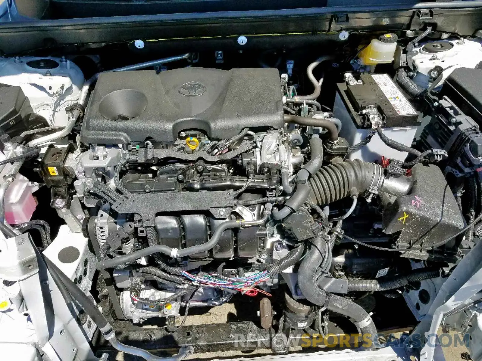 7 fotografías del automóvil dañado JTMH1RFVXKJ006490 TOYOTA RAV4 LE 2019