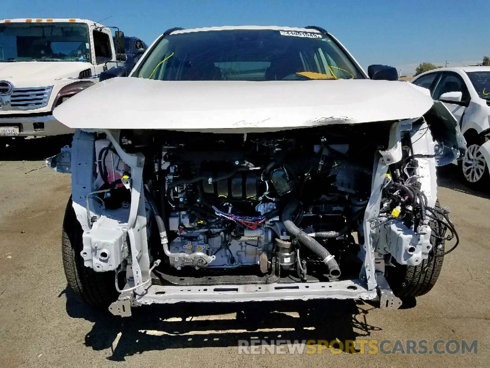9 fotografías del automóvil dañado JTMH1RFVXKJ006490 TOYOTA RAV4 LE 2019