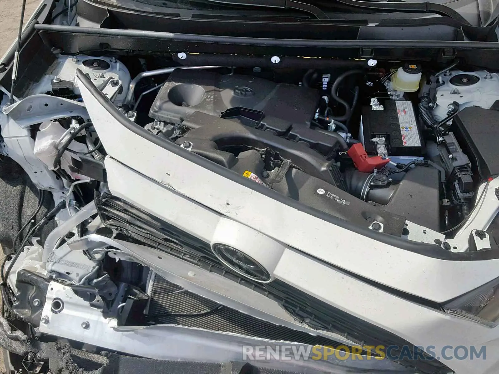 7 fotografías del automóvil dañado JTMK1RFV9KJ005126 TOYOTA RAV4 LE 2019