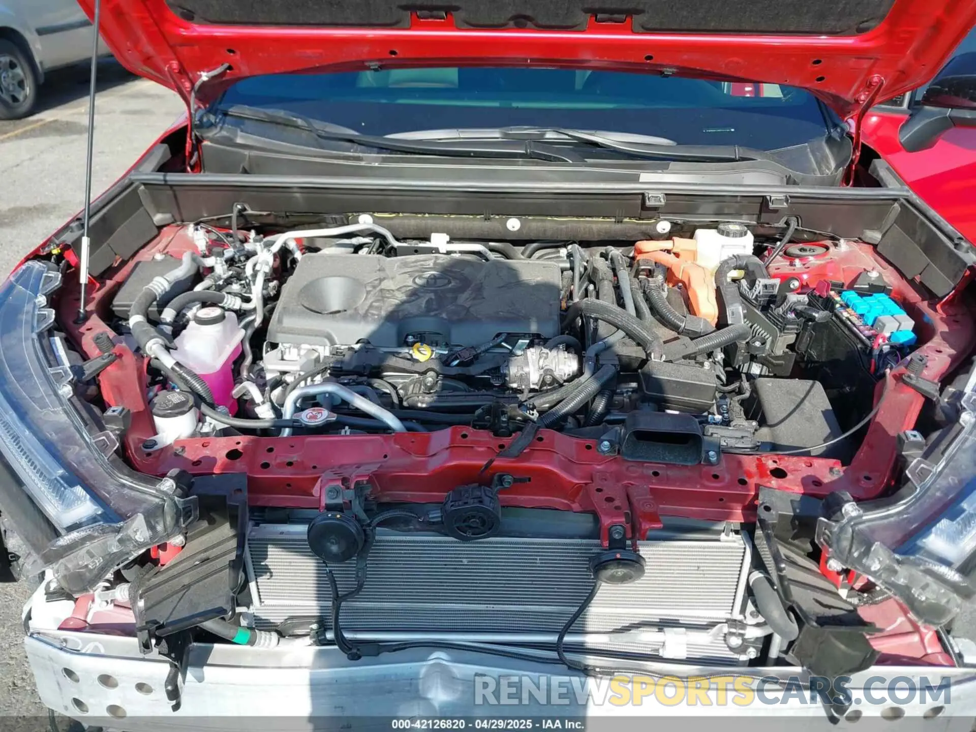 10 fotografías del automóvil dañado JTMEB3FVXSD244190 TOYOTA RAV4 PLUG-IN HYBRID 2025