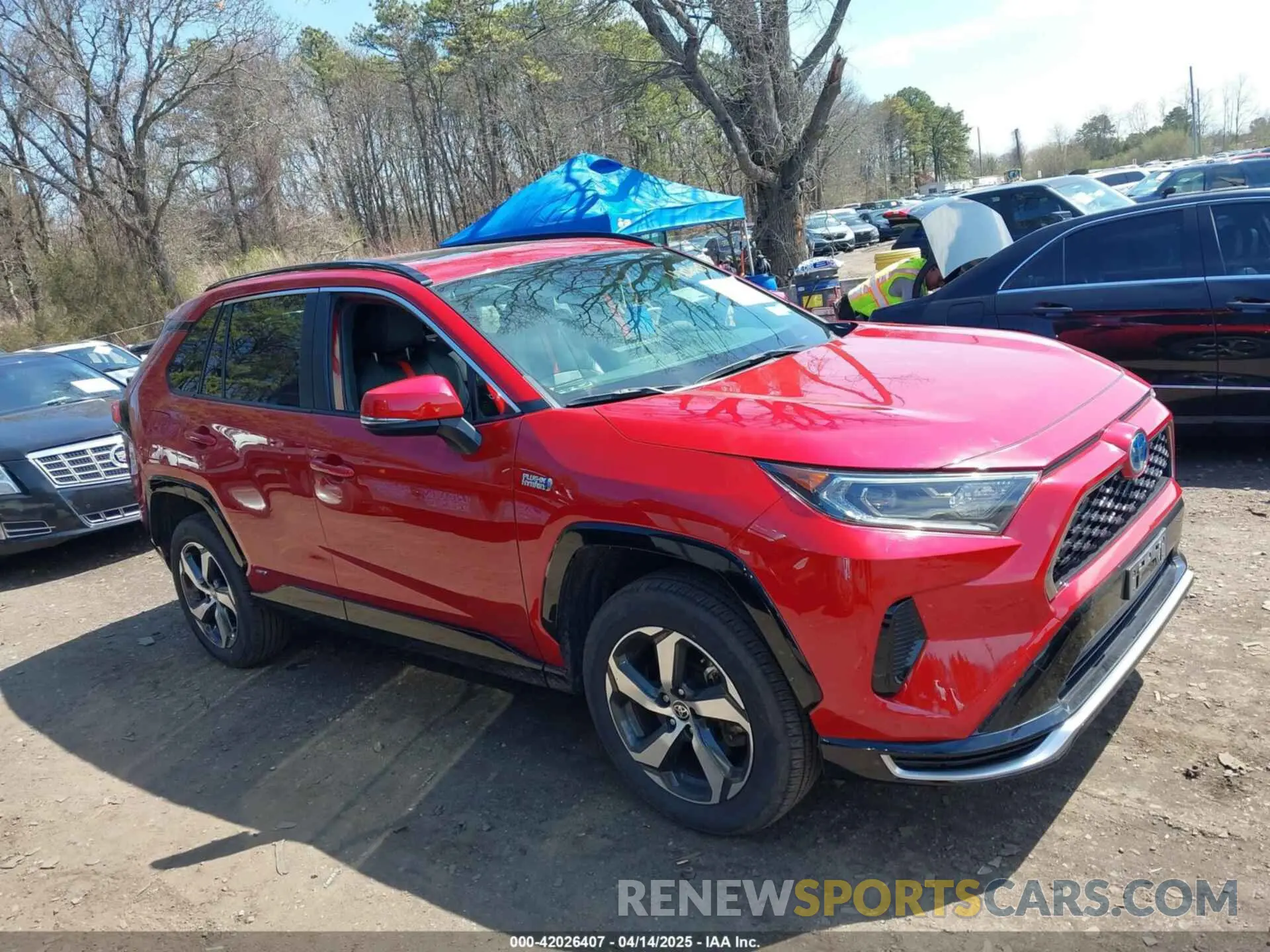 13 fotografías del automóvil dañado JTMAB3FV2MD050660 TOYOTA RAV4 PRIME 2021