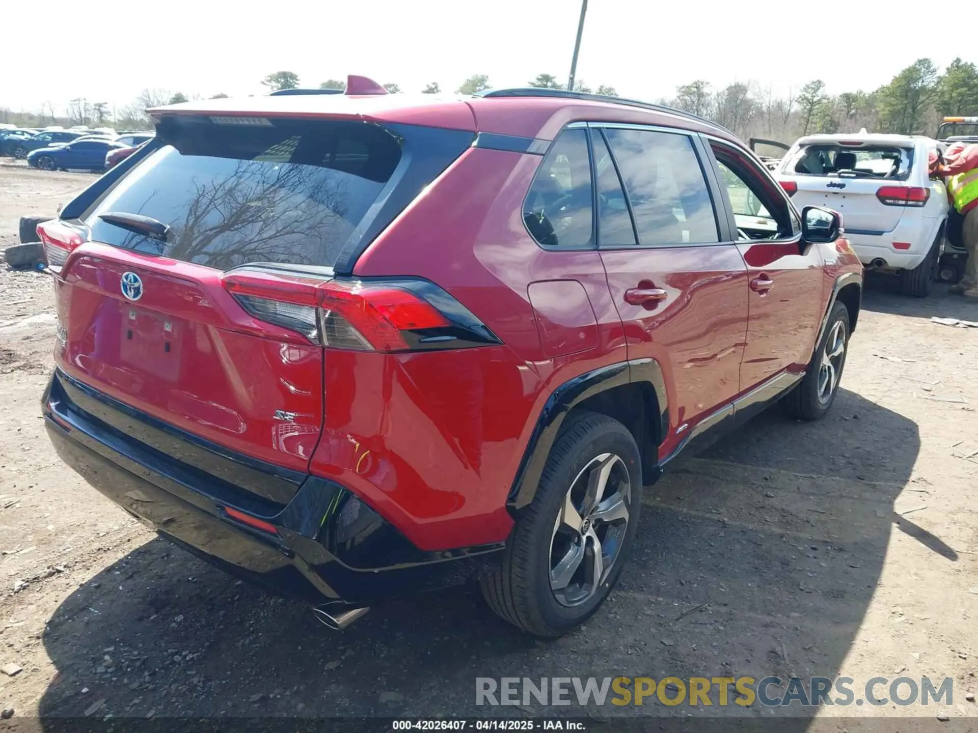 4 fotografías del automóvil dañado JTMAB3FV2MD050660 TOYOTA RAV4 PRIME 2021