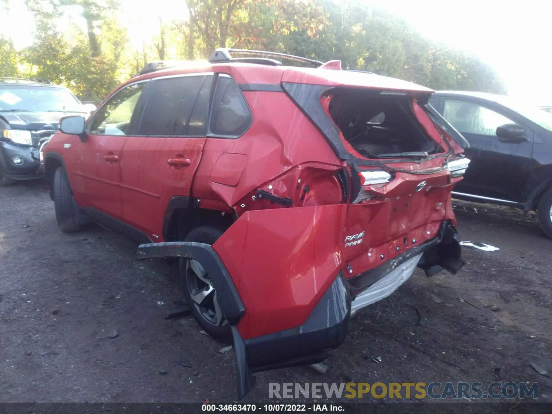 3 fotografías del automóvil dañado JTMAB3FV7MD050265 TOYOTA RAV4 PRIME 2021