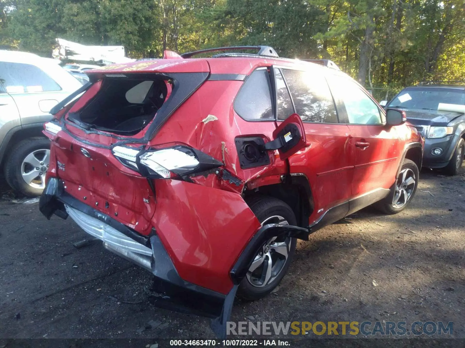 6 fotografías del automóvil dañado JTMAB3FV7MD050265 TOYOTA RAV4 PRIME 2021