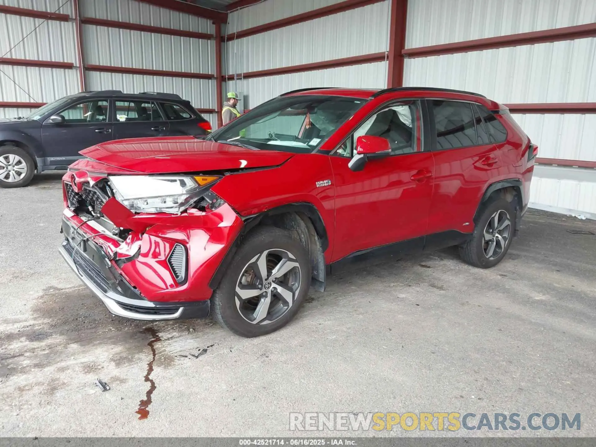 2 fotografías del automóvil dañado JTMAB3FV8MD044152 TOYOTA RAV4 PRIME 2021