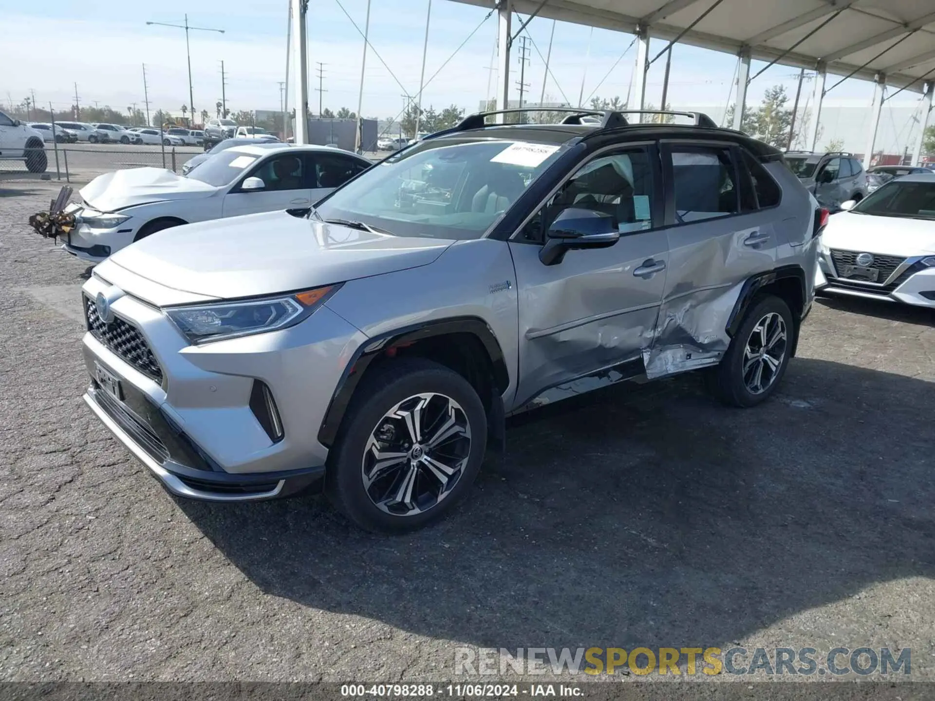 2 fotografías del automóvil dañado JTMFB3FV7MD055360 TOYOTA RAV4 PRIME 2021