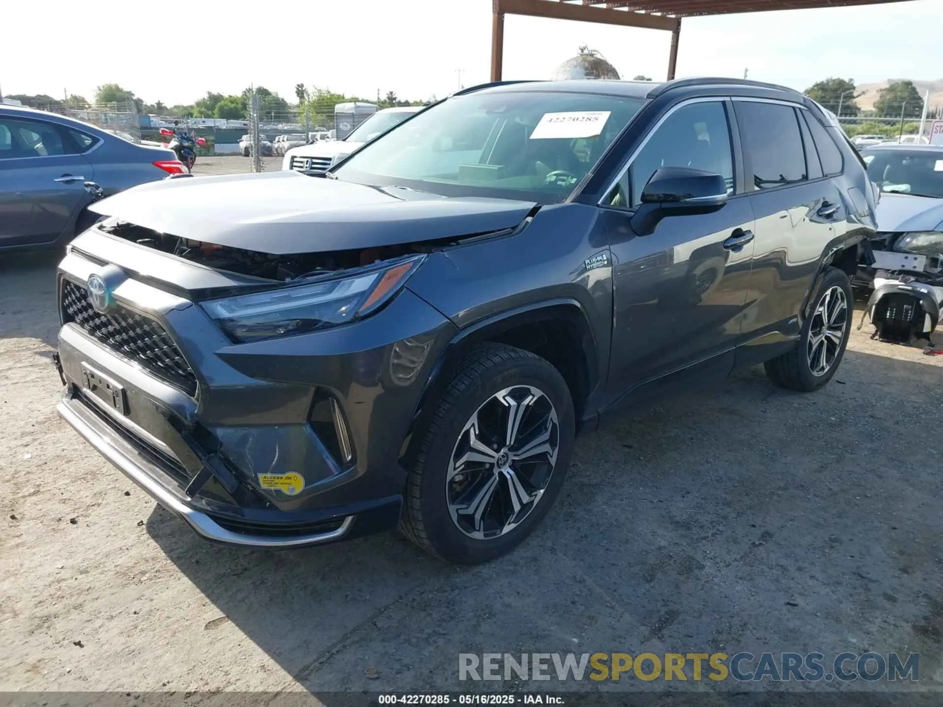 2 fotografías del automóvil dañado JTMEB3FVXND087636 TOYOTA RAV4 PRIME 2022