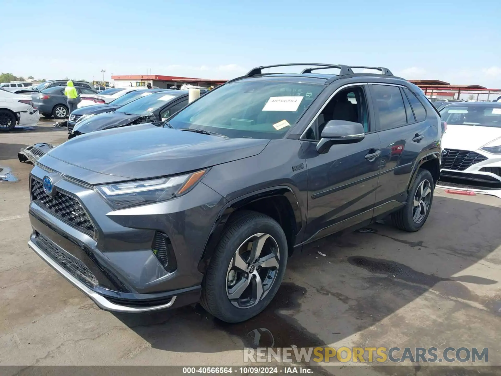 2 fotografías del automóvil dañado JTMCB3FV3RD185548 TOYOTA RAV4 PRIME 2024