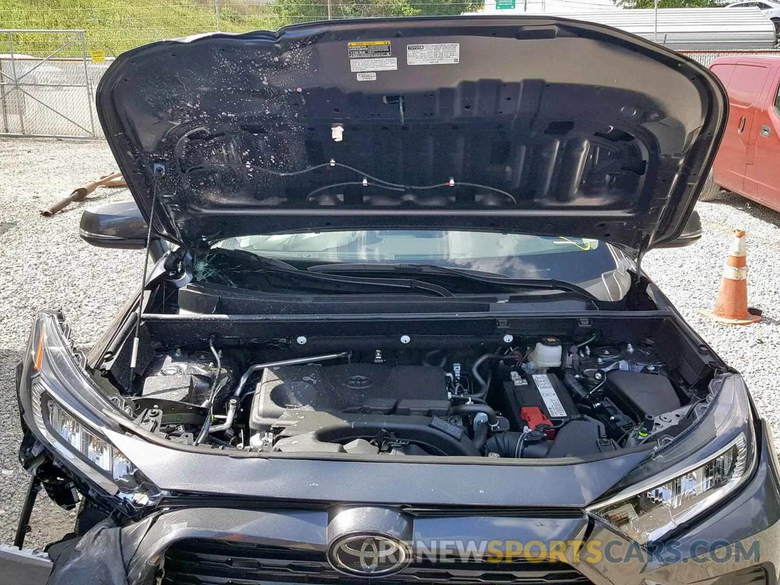 7 fotografías del automóvil dañado 2T3P1RFV3KW057259 TOYOTA RAV4 XLE 2019
