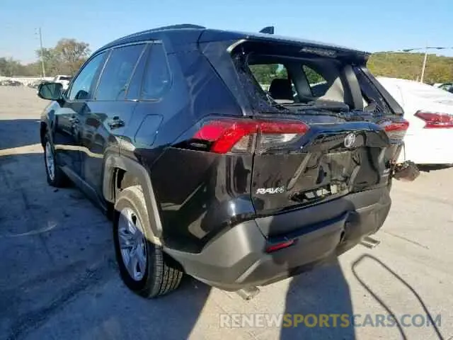 3 fotografías del automóvil dañado 2T3P1RFVXKW055251 TOYOTA RAV4 XLE 2019