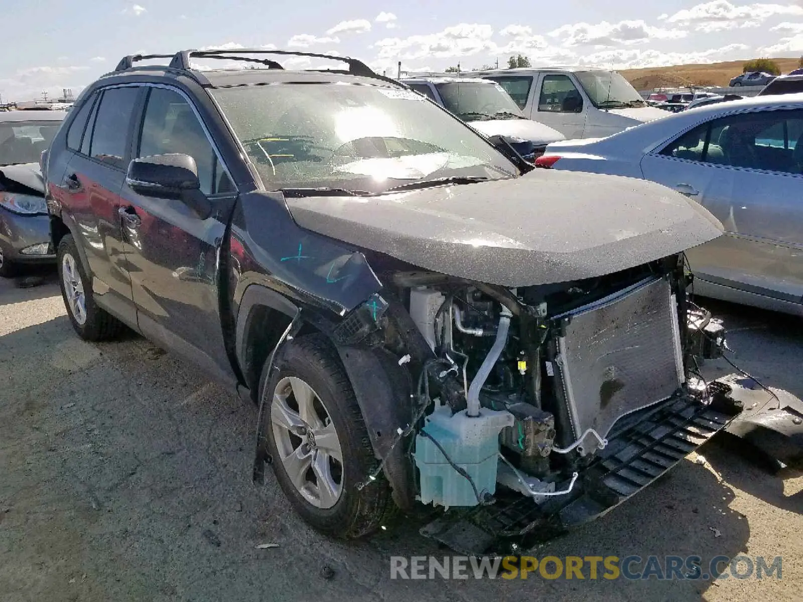 1 fotografías del automóvil dañado JTMP1RFV8KD006496 TOYOTA RAV4 XLE 2019