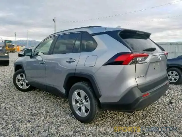 3 fotografías del automóvil dañado JTMW1RFV7KD500781 TOYOTA RAV4 XLE 2019