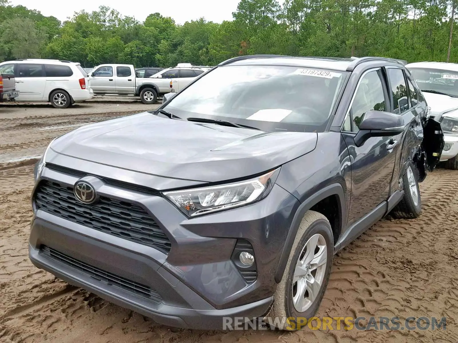 2 fotografías del automóvil dañado JTMW1RFV9KD011945 TOYOTA RAV4 XLE 2019