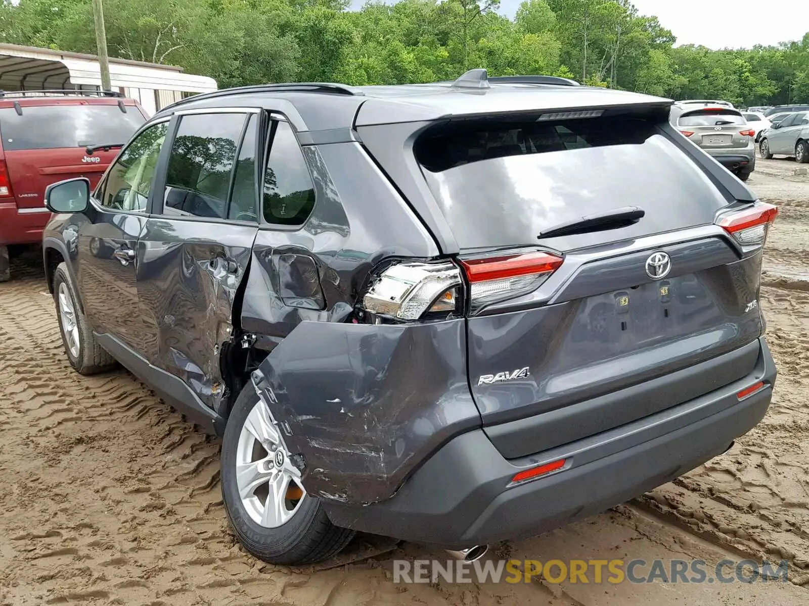 3 fotografías del automóvil dañado JTMW1RFV9KD011945 TOYOTA RAV4 XLE 2019