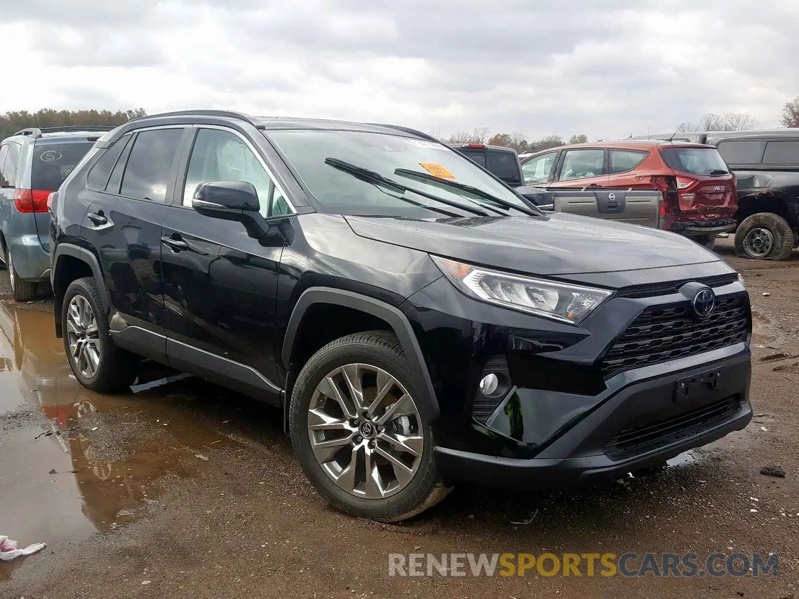 1 fotografías del automóvil dañado 2T3A1RFV0KC024453 TOYOTA RAV4 XLE P 2019