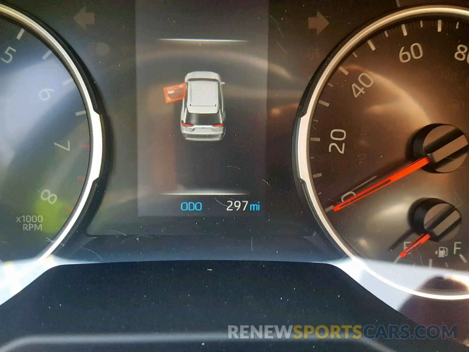 8 fotografías del automóvil dañado 2T3C1RFV4KC013271 TOYOTA RAV4 XLE P 2019