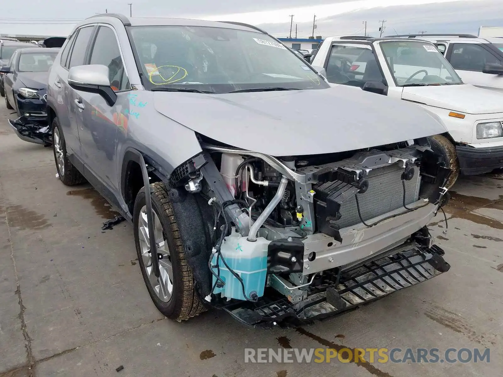 1 fotografías del automóvil dañado JTMC1RFV1KD014762 TOYOTA RAV4 XLE P 2019