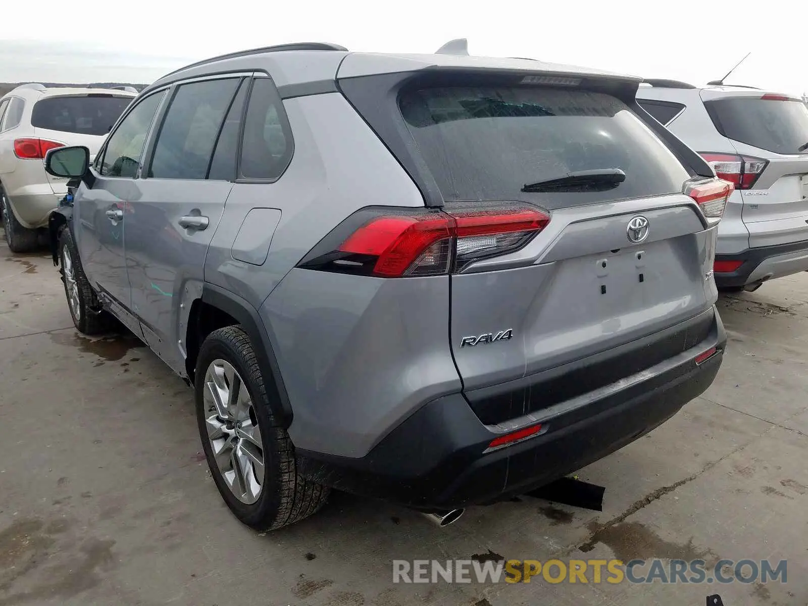 3 fotografías del automóvil dañado JTMC1RFV1KD014762 TOYOTA RAV4 XLE P 2019