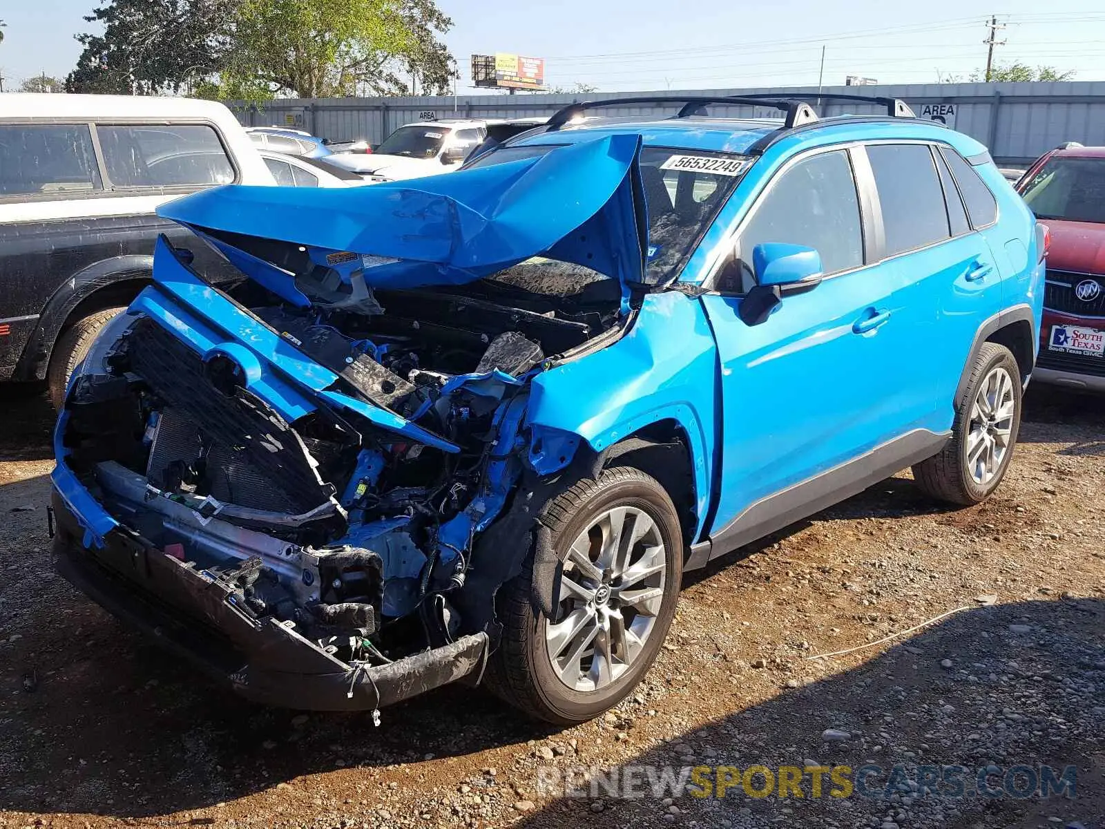 2 fotografías del automóvil dañado JTMC1RFV4KD013282 TOYOTA RAV4 XLE P 2019