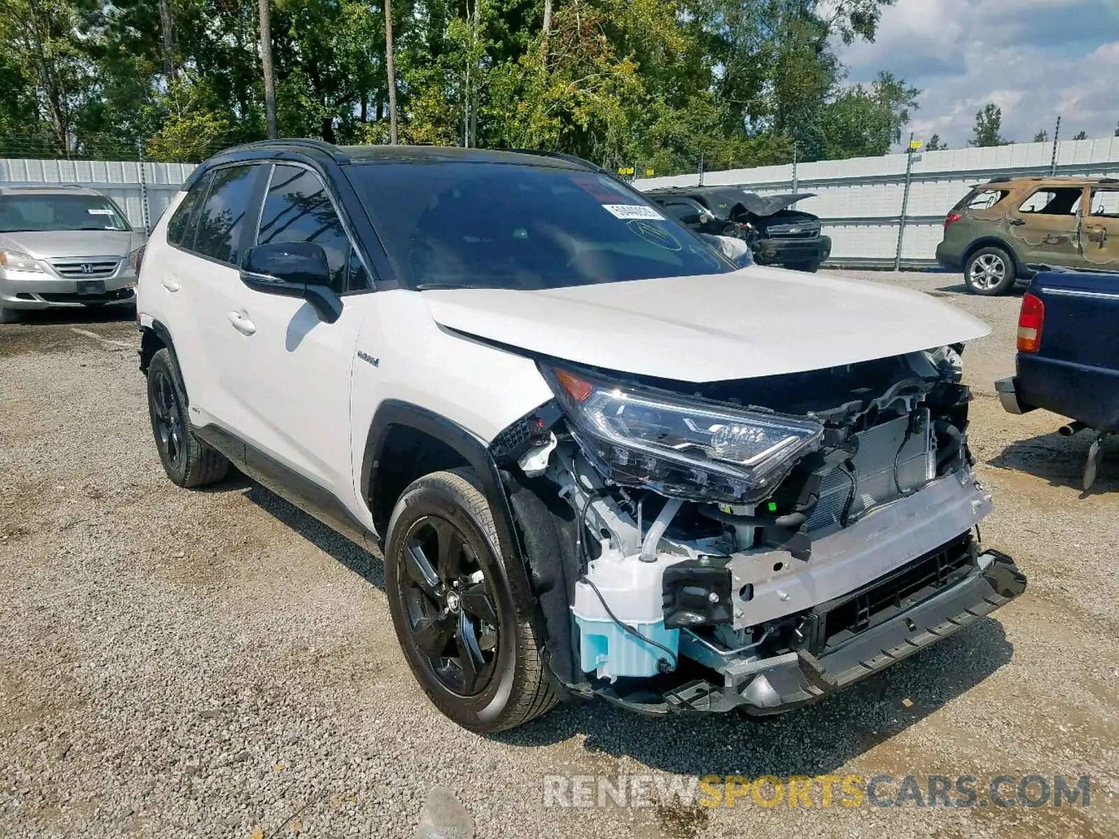 1 fotografías del automóvil dañado 2T3EWRFV4KW007348 TOYOTA RAV4 XSE 2019
