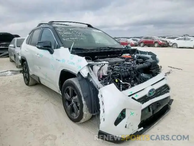 1 fotografías del automóvil dañado JTMEWRFV5KJ021192 TOYOTA RAV4 XSE 2019