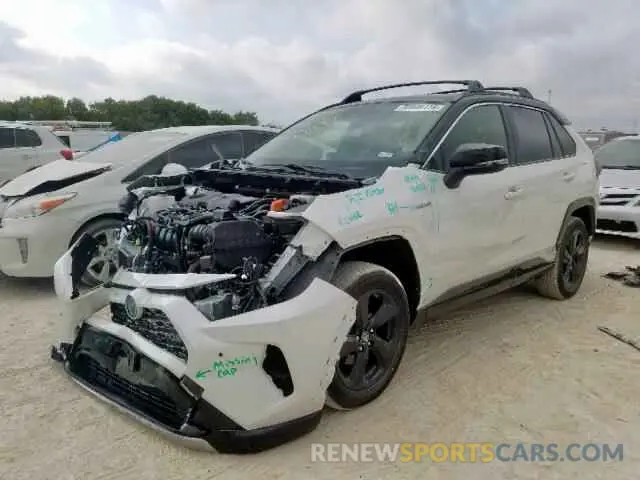 2 fotografías del automóvil dañado JTMEWRFV5KJ021192 TOYOTA RAV4 XSE 2019