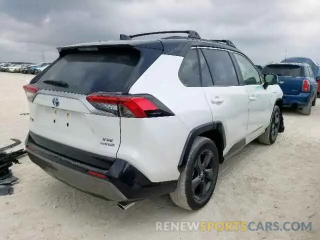 4 fotografías del automóvil dañado JTMEWRFV5KJ021192 TOYOTA RAV4 XSE 2019