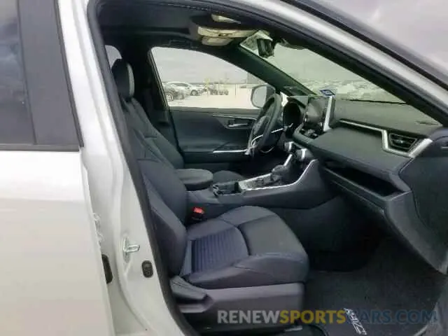 5 fotografías del automóvil dañado JTMEWRFV5KJ021192 TOYOTA RAV4 XSE 2019