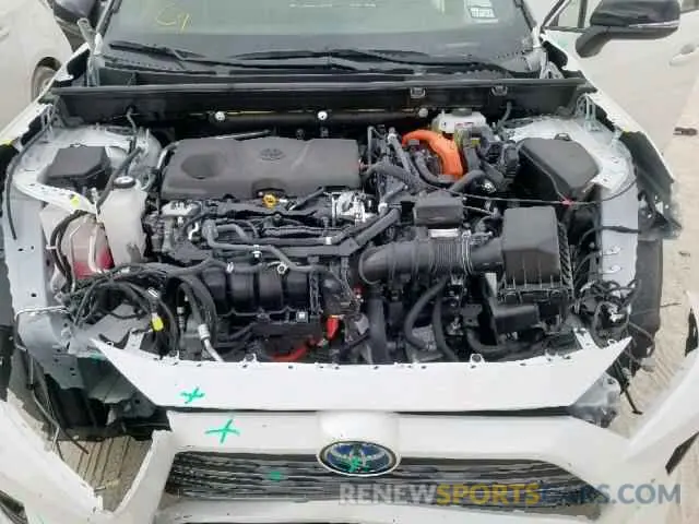 7 fotografías del automóvil dañado JTMEWRFV5KJ021192 TOYOTA RAV4 XSE 2019