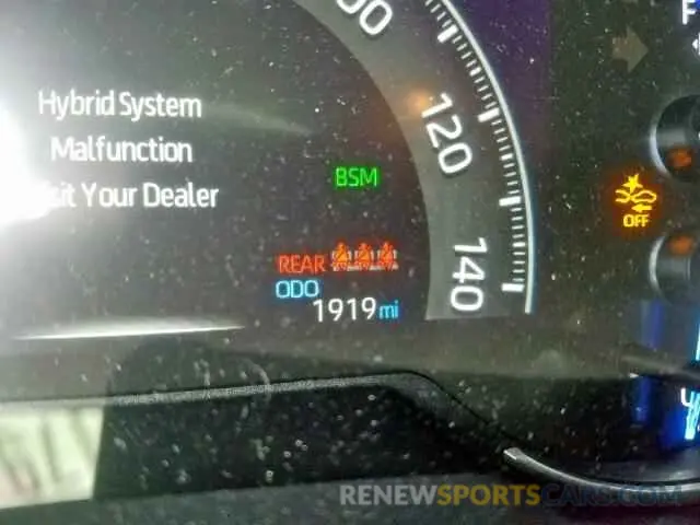 8 fotografías del automóvil dañado JTMEWRFV5KJ021192 TOYOTA RAV4 XSE 2019