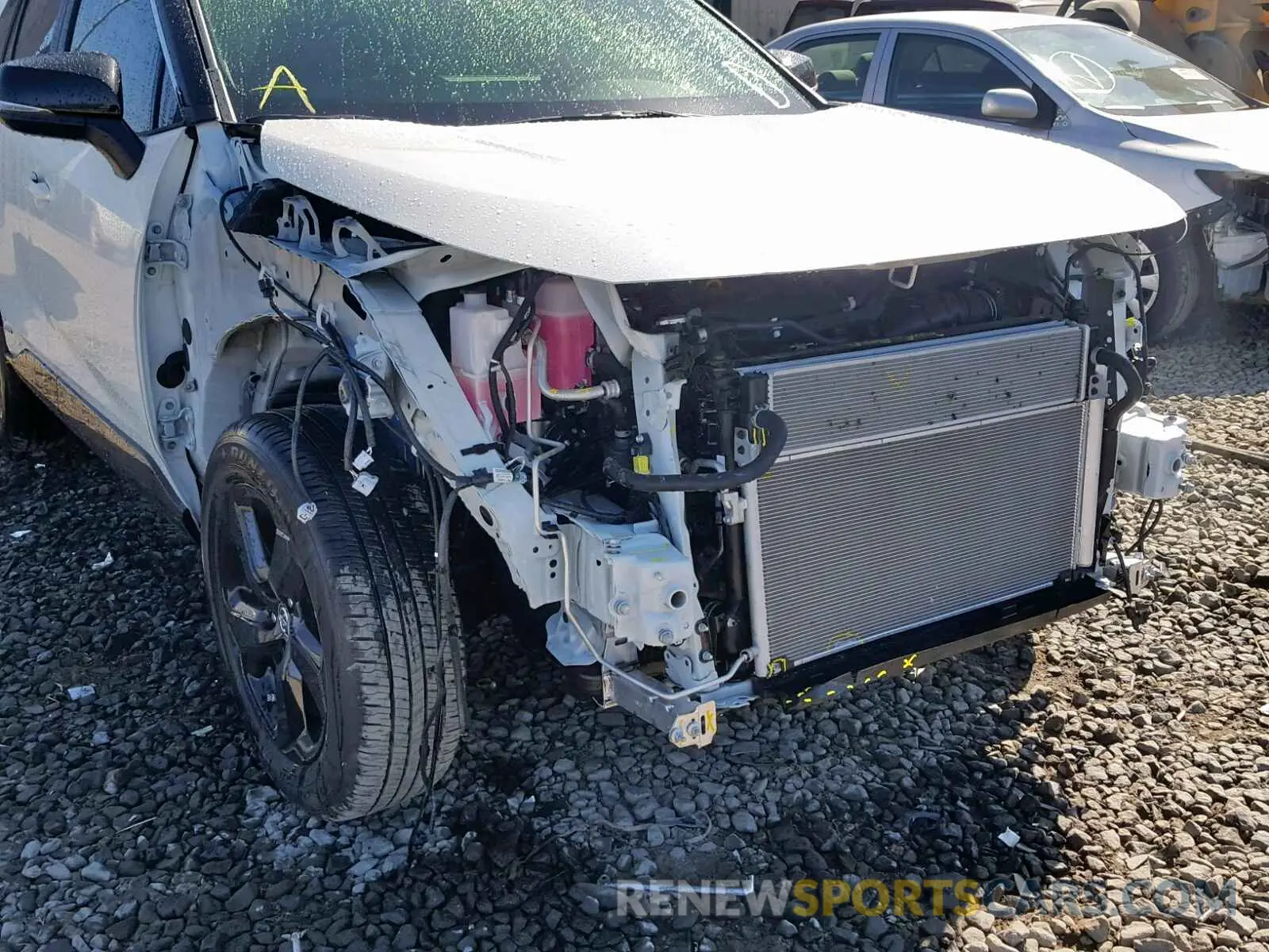 9 fotografías del automóvil dañado JTMEWRFV6KD504401 TOYOTA RAV4 XSE 2019