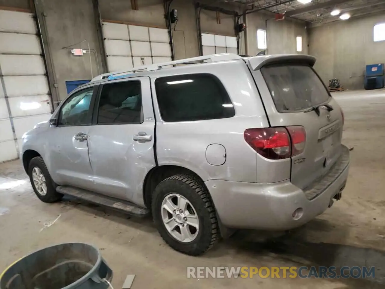2 fotografías del automóvil dañado 5TDBY5G15KS168276 TOYOTA SEQUOIA 2019
