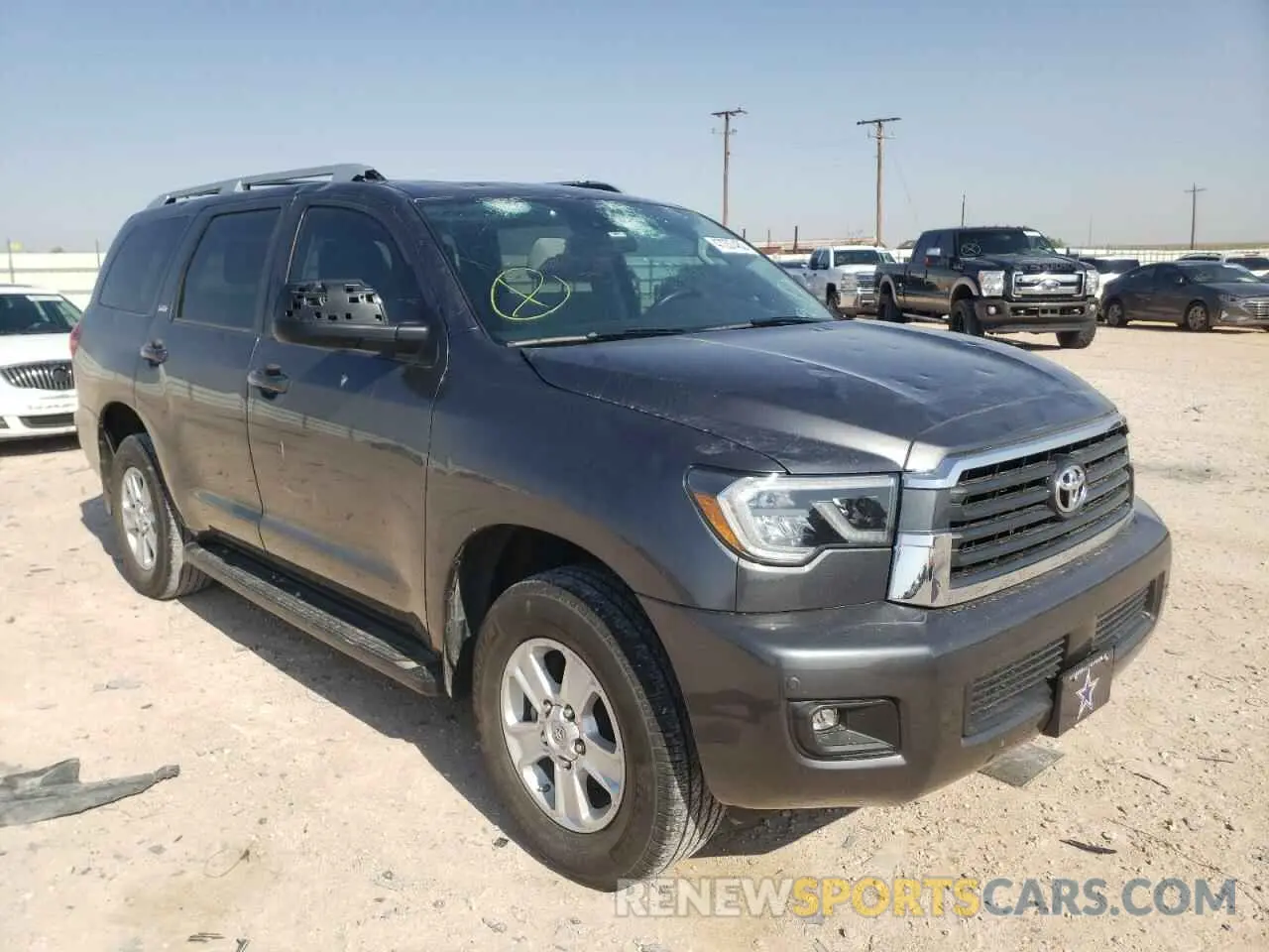 1 fotografías del automóvil dañado 5TDBY5G17KS166626 TOYOTA SEQUOIA 2019